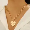 Collar con Colgante de Estrella de Cinco Puntas Geométricas de Aleación Transfronterizo Europeo y Americano Moda Personalidad Cadena de Clavícula Exagerada Venta al por Mayor