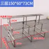 Estante de Flores de Acero Inoxidable Estante de Almacenamiento para Suculentas Escalera de Hierro de Pie Múltiples Niveles Sala de Estar Patio Exterior Estante para Macetas