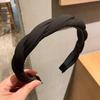Arco de Cabelo Torcido 2021 Novo Estilo Celebridade da Internet Antiderrapante Preso em Coque Lavar o Rosto Faixa de Cabelo Simples Versátil Carimbo de Cabelo Acessório de Cabeça para Mulheres