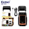 Kemei Kemei Afeitadora Eléctrica para Hombre Km-T375 Portátil Recargable Mini Afeitadora Eléctrica Súper Limpia
