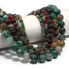 Collar Pulsera de Ágata Rayada Pavo Real Pulsera de Cuentas DIY Joyería Accesorios Semi-Terminados Material Cuentas Sueltas Mayoreo
