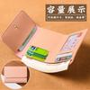Nueva Llegada Billetera Triple para Mujer Corta Estilo Coreano Simple Color Sólido Billetera Tarjetero Comercio Exterior Billetera Pequeña Plegable Billetera de Mujer