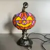 Lámpara de Mesa Fantasma Murciélago Calabaza Luminosa de Halloween Transfronteriza Artesanía de Resina Adorno Creativo para Decoración del Hogar