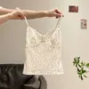 Conjunto de Duas Peças Floral Doce com Botões Estilo Coreano Cardigã de Tricô Gola Redonda Feminino 2026 Outono Top Emagrecedor de Manga Longa