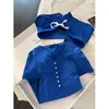Pijama de Shorts de Manga Corta Azul que Realza la Blancura Estilo Chica Caliente para Mujer, Nuevo Modelo de Verano 2026, Adecuado para Salir, Conjunto Casual de Ropa para Estar en Casa para Mujer