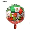 Decoración de Fiesta de Carnaval con Globos de Cactus Película de Aluminio Globo de Burrito TACO Traje FIESTA