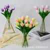Tulipán, flor falsa, decoración del hogar, tacto de PU, flor artificial, foto de simulación, fábrica de flores falsas, ramo de boda al por mayor