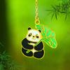 Marcador de metal con forma de panda, tesoro nacional, creativo, cultural, pequeño, regalo, impresión de Sichuan Chengdu, recuerdo de viaje, metal pintado
