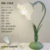Abajur de Mesa com Flores Decoração de Quarto Presente de Aniversário para Menina Luminária de Cabeceira Estilo Ins Pastoral Celebridade da Internet Americana Lâmpada de Atmosfera para Quarto