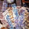Pegatinas de purpurina de mariposa bronceado retro estilo ins tarjeta goo cuenta de mano diy pegatinas decorativas figura de mariposa material para hacer a mano