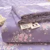Conjunto de Lençol e Capa de Edredom de Gaze Dupla Classe A com Três Peças, Lençol de Dormitório Ultra Macio para o Verão, Conjunto de Três Peças de Lençol de Gaze Amassada Amigável à Pele