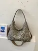 Bolso estampado de leopardo, gran capacidad, elegante y con estilo, adecuado para el uso diario, versátil, bolso de hombro para mujer, perfecto para el trabajo y los desplazamientos, producto transfronterizo