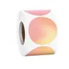 Pegatinas de Papel Recubierto de Color Autoadhesivas, Etiquetas Creativas de Alta Calidad, Etiquetas Redondas para Sellar Diarios