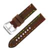 22 nueva correa transfronteriza de Amazon de cuero crazy horse de alta calidad de primera capa de piel de vaca hecha a mano accesorios para reloj de pulsera
