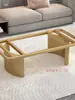 Patas de Mesa de Café Colgantes de Metal de Lujo Ligero Soporte de Mesa de Té de Acero Inoxidable con Encimera de Roca Patas de Mesa de Café de Mármol con Base de Piedra de Lujo para Sala de Estar
