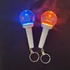 Palo de Soporte Mini Llavero Mini Merchandising de Concierto Lámpara de Mano Luminosa de Acrílico de 15 Colores