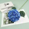 Flor artificial para casamento, ramo único, grande hortênsia, casamento, salão de casamento, fileira de flores decorativas grandes, arranjo de flores para caminho, hortênsia de comércio exterior