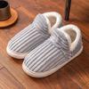 Zapatos de algodón para mujer, otoño e invierno, nuevos, para interior y hogar, con forro polar, pantuflas de algodón para pareja, ropa exterior de invierno para hombre.