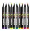 Marcadores de Graffiti para Tela, Lavables, Impermeables, Resistentes al Desvanecimiento, Apilables por Color, Plumas de Pintura para Ropa DIY