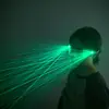Gafas Láser Verdes Gafas con Tecnología LED Gafas Luminosas para Performance de Danza Láser Fiesta de Música Electrónica en Bar