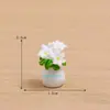 Accesorios para Casa de Muñecas, Juguetes de Comida en Miniatura, Adornos para Disparos de Escenas, Modelo de Florero con Ramo para Decoración de Sala de Estar y Dormitorio