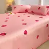 Conjunto de Tres Piezas de Seda Helada con Dibujos para Verano, Sábanas Refrigerantes Individuales/Dobles para el Hogar, Lavable a Máquina, Colchoneta Refrigerante para Dormitorio de Estudiantes con Aire Acondicionado
