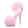 Sandalias de Tacón Alto de Verano Sexy Tacón Fino Zapatos Mao Zapatos de Show 2020 Nuevo Talla Grande Transfronterizo Sandalias de Club Nocturno