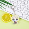 Chaveiro de Acrílico Personagem Secundário de Desenho Animado do Jogo Pingente Balançante Enfeites Personalizados para Pendurar na Mochila Escolar