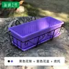 Maceta para Plantar Verduras en Balcón, Maceta Rectangular, Canaleta para Flores de Plástico Extra Grande, Caja de Resina para Plantar Verduras y Fresas, Soporte Colgante