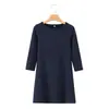 Ropa de Mujer Transfronteriza 2026 Moda Europea y Americana Vestido Mezclado de Hombros Descubiertos y Mangas a la Altura del Codo para Mujer M87005 Amazon