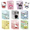 8 Nuevas Pegatinas para Collage con Lindos Personajes de Dibujos Animados Como Gatitos, Perritos Amarillos, Ranas y Personajes de Sanrio, Pegatinas Impermeables Creativas para DIY