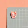 Dibujos Animados Brillantes Postre Gatito Resina Joyería Accesorios DIY Hecho a Mano Pasador Funda de Teléfono Móvil Agujero Caja de Almacenamiento para Zapatos Lote