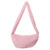 2023 Nuevo Peluche Lindo Femenino Elegante Casual Bolso de Hombro Cruzado para Mujer, Moderno y Versátil