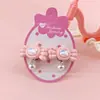 Clip para Oreja de Dibujos Animados para Niños Lindo Conejo Colgante de Fruta Accesorios de Princesa para Niña Joyería de Combinación para Vestidos