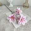 Nova simulação 3D3 cabeça Jingning Magnólia magnólia dupla salão de casamento flores macias combinando flores decorativas