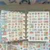 Adesivos de Ursinho Fofos Estilo Coreano, Padrões Pequenos Adoráveis, Adesivos para Decoração de Diário Guka, Adesivos Criativos DIY