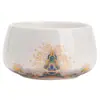 Lavabo de Porcelana Blanca con Brillo Similar al Jade, Adecuado para Lavar Tazas de Té, Recipiente de Agua de Cerámica, Tarro de Residuos de Té de Estilo Chino de Alta Gama, Tanque de Aguas Residuales para el Hogar