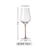 Copa Grande Borgoña, Copa de Vino Alta con Raya Roja, Copa de Vino de Gama Alta, Elegante Copa de Vino Tinto, Jarra Grande