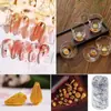 Resina Cristal Folha de Ouro Flakes Pó Laser Pó Brilhante 48 Cores Glitter Decorações para Unhas Lantejoulas para Slime Contas de Vidro