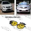 COROLLA COROLLA 2007 2008 2009-2013 luz antiniebla luz de parachoques delantero luz antiniebla delantera amarilla