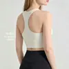 Camiseta de yoga estilo Lulu transfronteriza para mujer, sujetador deportivo de alta intensidad, sujetador de Pilates a prueba de impactos, venta al por mayor desde el fabricante