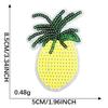 Fábrica direta de bordado de computador com contas frescas duo lantejoulas patch de fruta acessórios de vestuário sapatos e chapéus acessórios de bolsa