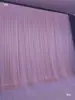 Tela de Fondo para Bodas de Doble Capa Cortina de Gasa Cortina con Gasa Cortina para Transmisión en Vivo Decoración de Malla para Bodas Decoración de Escena de Cumpleaños