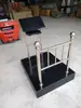 Podio de Coro de Madera Maciza Plataforma de Escenario Retráctil para Coro Escenario Plataforma de Foto de Tres Niveles Escalones Móviles Plegables