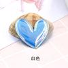 Brillante color mágico Pu corazón accesorios diy niña tocado material ropa zapatos sombrero accesorios amor decoración carcasa teléfono móvil