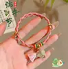Pulsera infantil ajustable 2026 nuevo modelo para niñas pequeñas, cordones coloridos hechos a mano para el Festival del Bote del Dragón, joyería de cordón tejido hecha a mano al por mayor