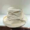 Sombrero de Pescador Hepburn con Borde Windful para Mujer, Sombrero de Tela para el Sol de Verano, Elegante Sombrero de Sol de Imitación de Lino, Elegante Sombrero Calentador con Lazo