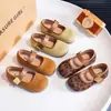 Zapatos pequeños de cuero para niñas estilo coreano, zapatos para niños, nueva colección primavera/otoño 2026, bailarinas de suela blanda para pequeñas princesas