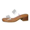 Sandalias de mujer transfronterizas europeas y americanas para el verano de 2026, zapatillas sin cordones de punta abierta para uso en exteriores, venta al por mayor en tallas grandes