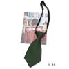 Corbata Mini Ultra Corta Song Xiaoxia para Mujer Negro Puro Marrón Café Verde Oscuro Rojo Café Mate Gratis para Estudiantes